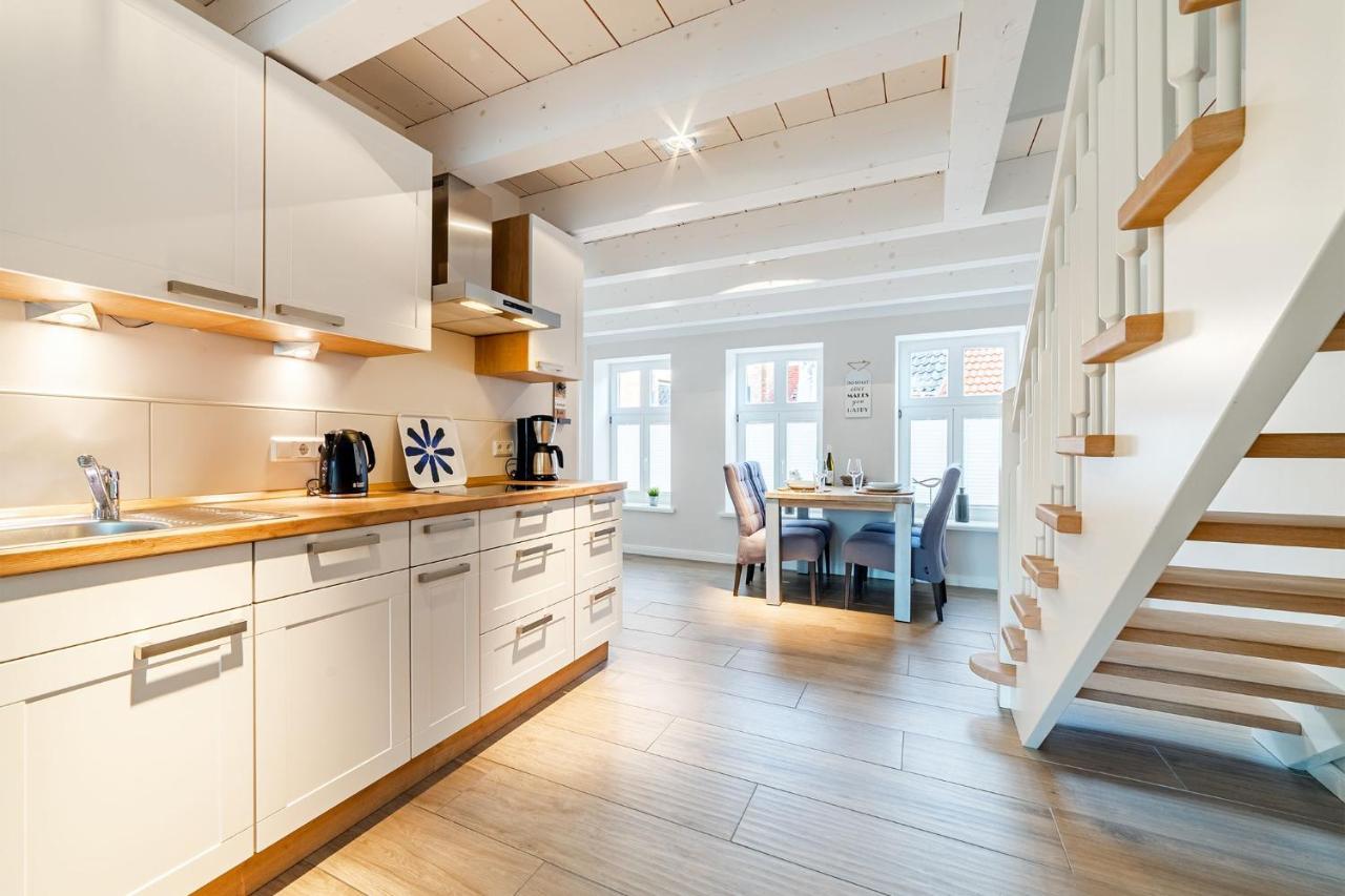 特希尔Haus Am Siel 01, Zentral Mit Eigenem Steg别墅 外观 照片