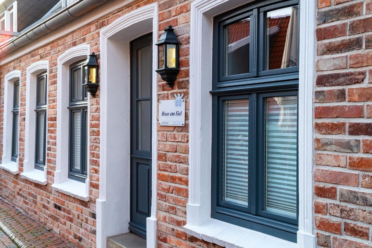 特希尔Haus Am Siel 01, Zentral Mit Eigenem Steg别墅 外观 照片